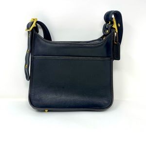 Vtg Coach Legacy 9966 Black Leather Zip Crossbody Shoulder Bag Y2K 90’s